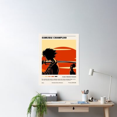 Anime Samurai Champloo Summary Poster Design Poster Official Samurai Champloo Merch