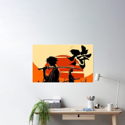 Sunset Samurai Poster Official Samurai Champloo Merch