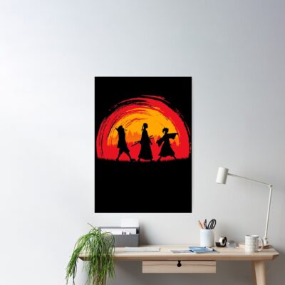 Samurai Walking Poster Official Samurai Champloo Merch