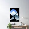 Samurai And Moon Poster Official Samurai Champloo Merch