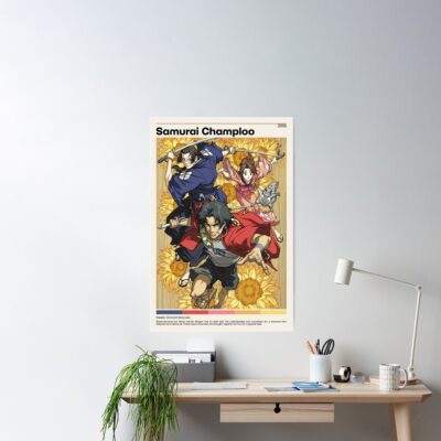 Samurai Champloo Anime Poster Print Poster Poster Poster Official Samurai Champloo Merch