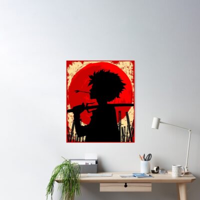 Samurai Sunset Mugen Poster Official Samurai Champloo Merch