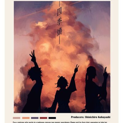 Anime Poster Tote Bag Official Samurai Champloo Merch