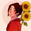 Fuu (Samurai Champloo)- Sunflower Tote Bag Official Samurai Champloo Merch