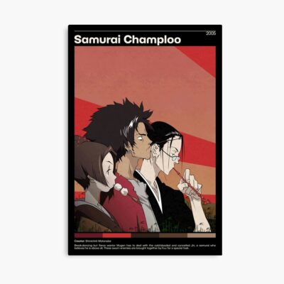 Samurai Champloo Anime Poster Print Poster Poster Poster Official Samurai Champloo Merch