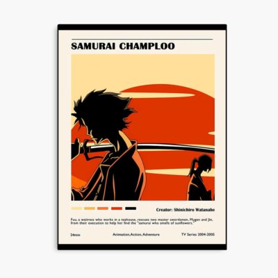 Anime Samurai Champloo Summary Poster Official Samurai Champloo Merch