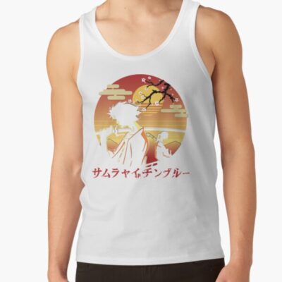 Mugen And Jin Champloo Japanese Sunset Tank Top Official Samurai Champloo Merch