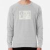 ssrcolightweight sweatshirtmensheather greyfrontsquare productx1000 bgf8f8f8 1 - Samurai Champloo Merch