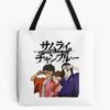 Samurai Anime Champloo Art Main Characters Tote Bag Official Samurai Champloo Merch