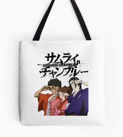 Samurai Anime Champloo Art Main Characters Tote Bag Official Samurai Champloo Merch