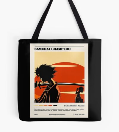 Anime Samurai Champloo Summary Tote Bag Official Samurai Champloo Merch