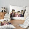 Champloo Mates Throw Pillow Official Samurai Champloo Merch