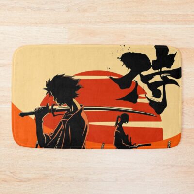 Left Samurai Champloo Series Bath Mat Official Samurai Champloo Merch