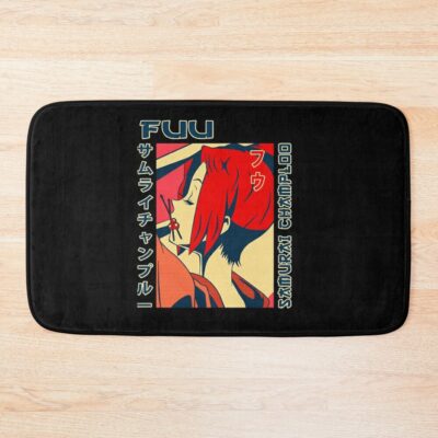 Graphic Samurai Anime Champloo Fuu Bath Mat Official Samurai Champloo Merch