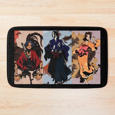 Samurai Champloo Mugen, Fuu And Jin Spread #2 Bath Mat Official Samurai Champloo Merch