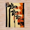 Sunset Samurai Throw Blanket Official Samurai Champloo Merch