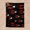 Samuraivsdemon Throw Blanket Official Samurai Champloo Merch