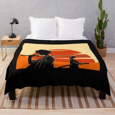 Samurai Champloo Goodies Throw Blanket Official Samurai Champloo Merch