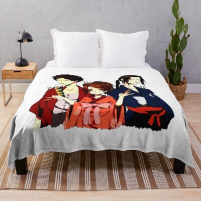 Samurai Champloo Funny Throw Blanket Official Samurai Champloo Merch