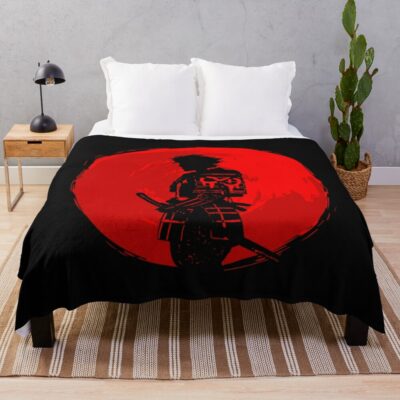 Samurai Sunset Throw Blanket Official Samurai Champloo Merch