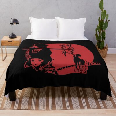 Samurai Arts Champloo Mugen Jin Fuu Throw Blanket Official Samurai Champloo Merch