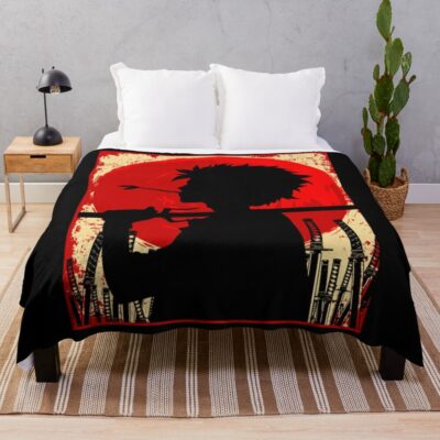 Samurai Sunset Mugen Throw Blanket Official Samurai Champloo Merch