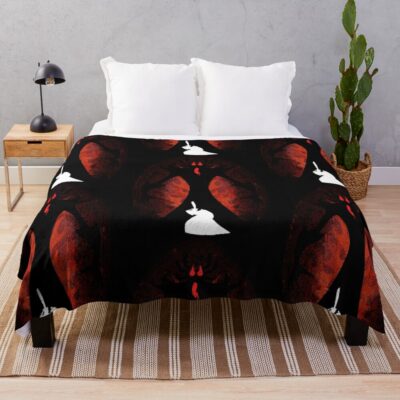 Samuraivsdemon Throw Blanket Official Samurai Champloo Merch