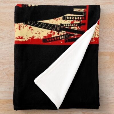 Samurai Sunset Mugen Throw Blanket Official Samurai Champloo Merch