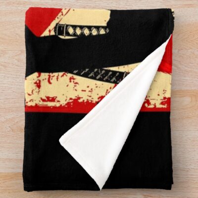 Samurai Sunset Mugen Throw Blanket Official Samurai Champloo Merch