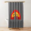 Samurai Champloo Walking On Sunset Shower Curtain Official Samurai Champloo Merch