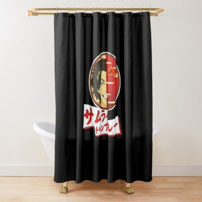 Way Of The Samurai  Mugen Shower Curtain Official Samurai Champloo Merch